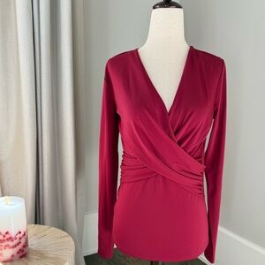 NEW W/TAGS BEAUTIFUL BRICK RED ANN TAYLOR BLOUSE! GORGEOUS COLOR & STYLE! 😊🛍️